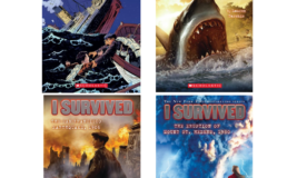 Covers of four I Survived books